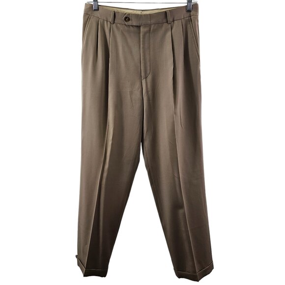 Vineyard Vines Men’s Double Pleated Wool Pants - Size 33R (33”x30”) Slacks - Picture 1 of 11
